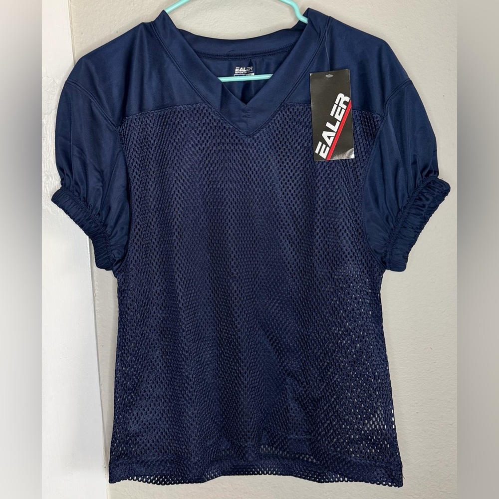 NWT Ealer Blue Practice Football Jersey Size Youth XL